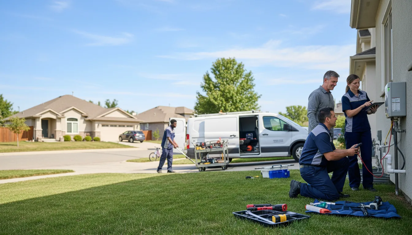 Tankless water heater service in Odessa, MN